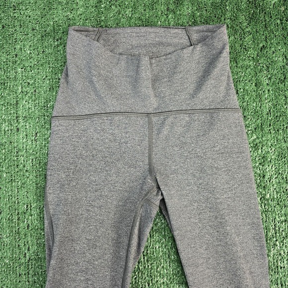 Lululemon Wunder Under Hi Rise Tight 28 Inch Leggings Heathered Black Size 2 - Picture 3 of 12
